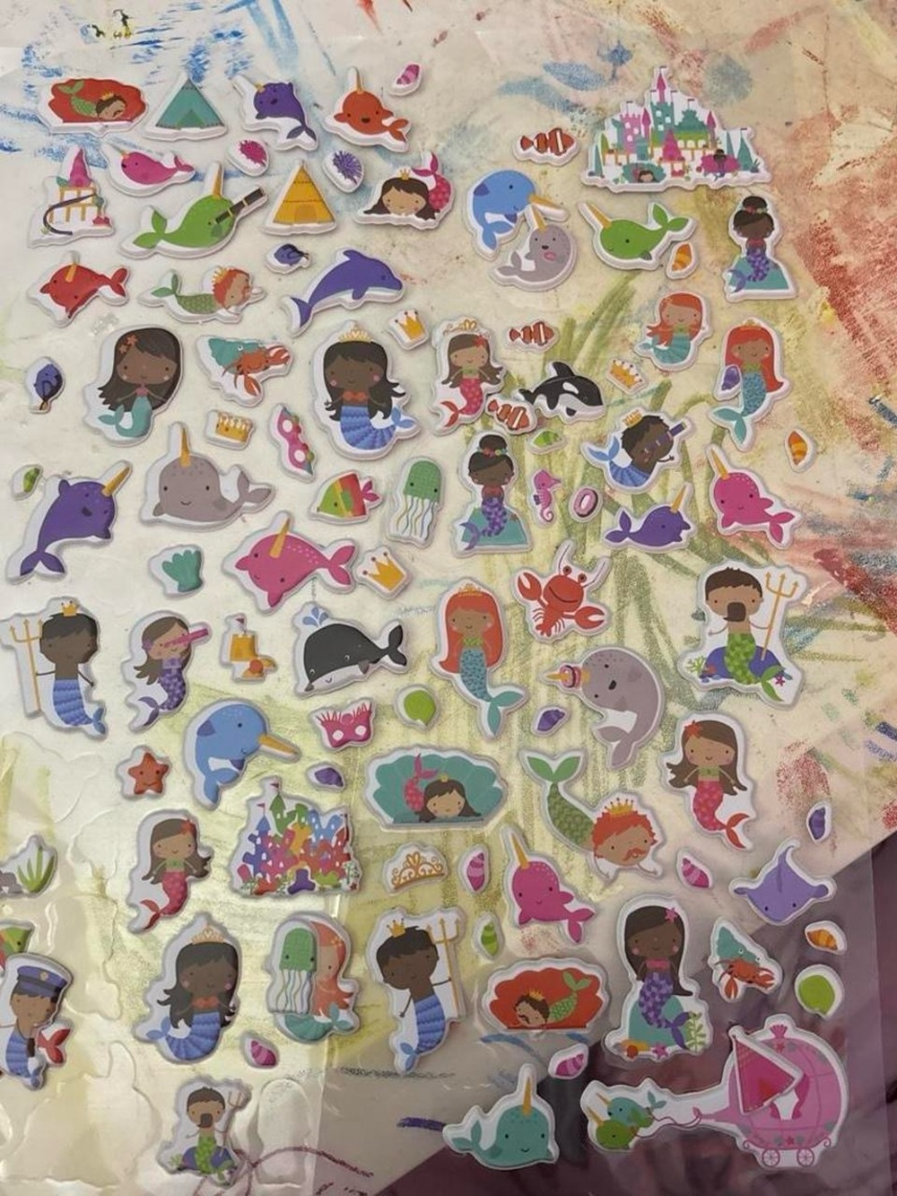 Mermaid Friends Sticker sheet